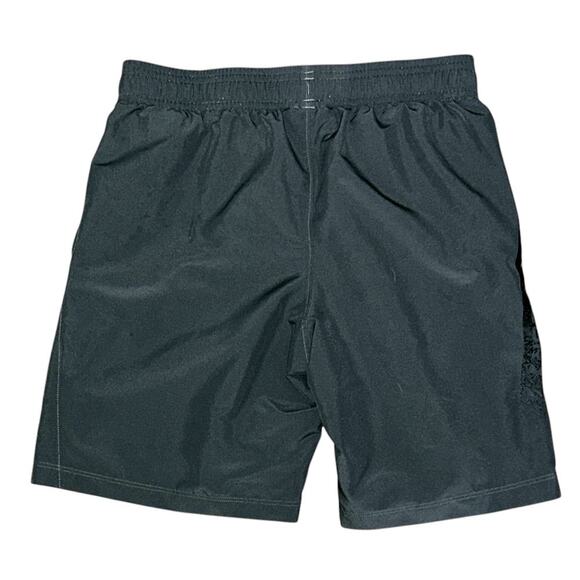 Under Armour Woven Graphic Loose Athletic Gray Shorts Boy's Large - Picture 6 of 8